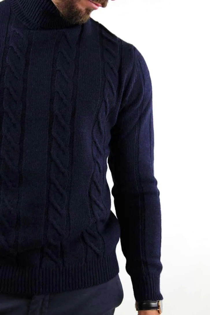 MAGLIONE LIAM BLU 