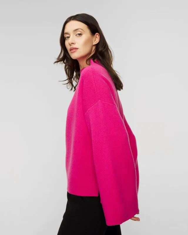 Maglione merino con cashmere rosa Juvia Yuna