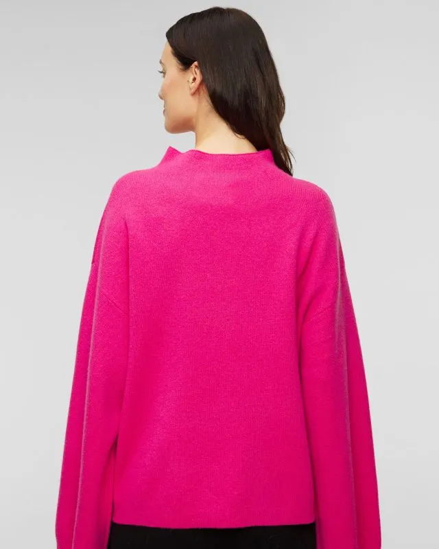 Maglione merino con cashmere rosa Juvia Yuna