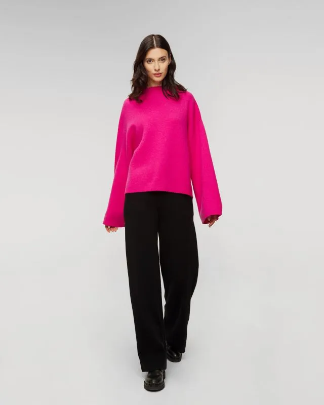 Maglione merino con cashmere rosa Juvia Yuna