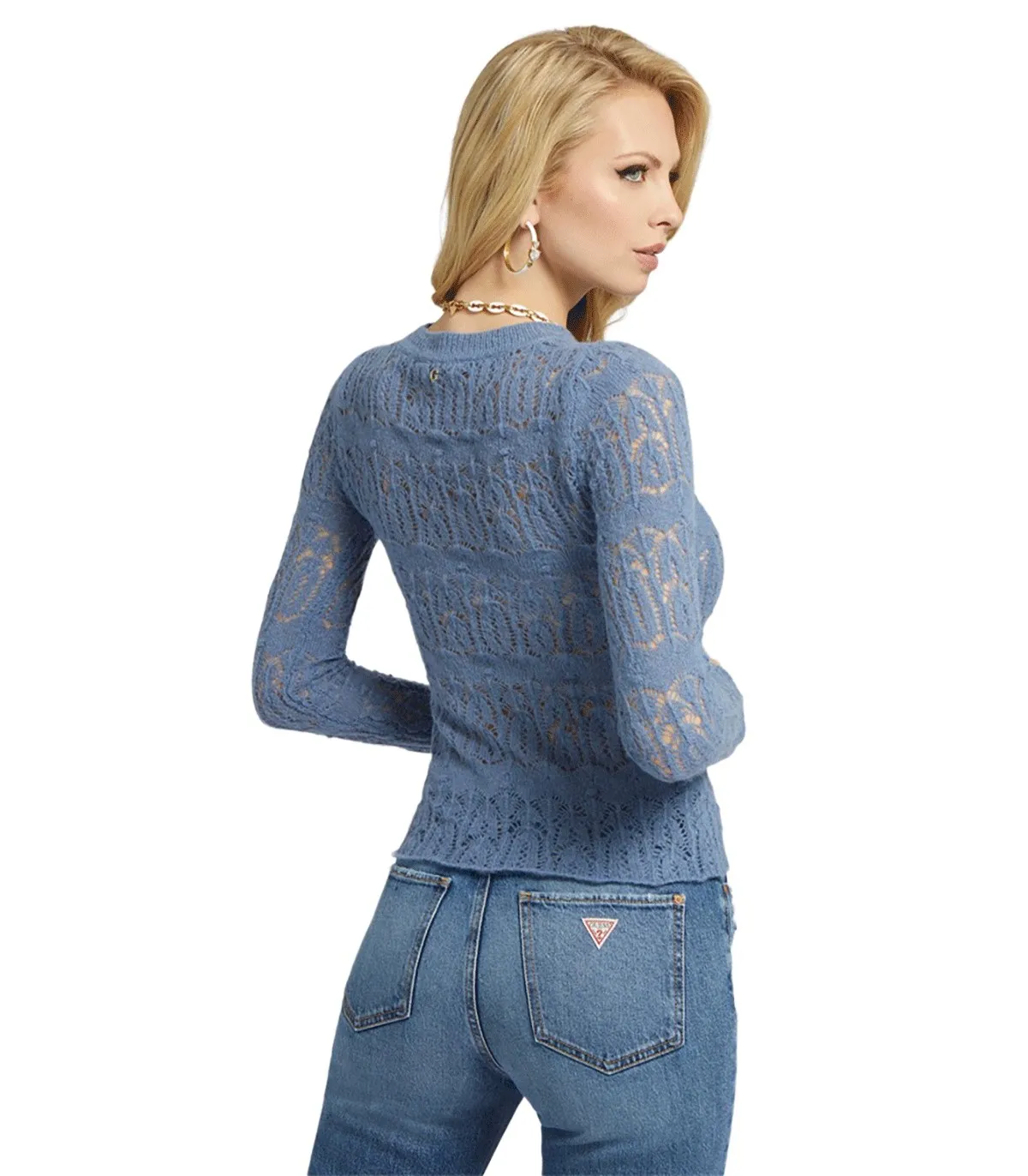 Maglione traforato Donna Guess