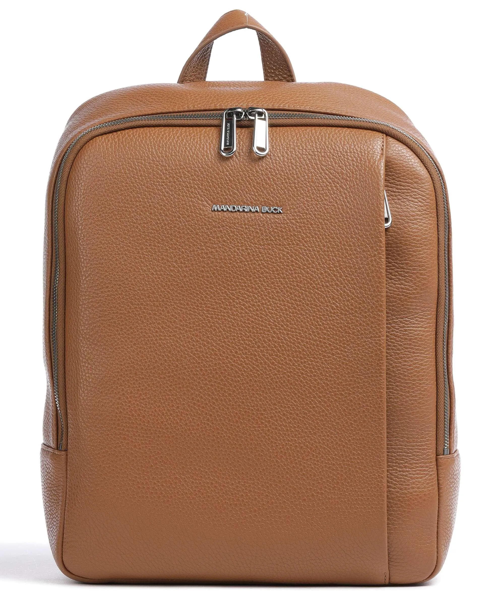  Mandarina Duck Mellow Urban Zaino 13″ pelle di vitello grana marrone  