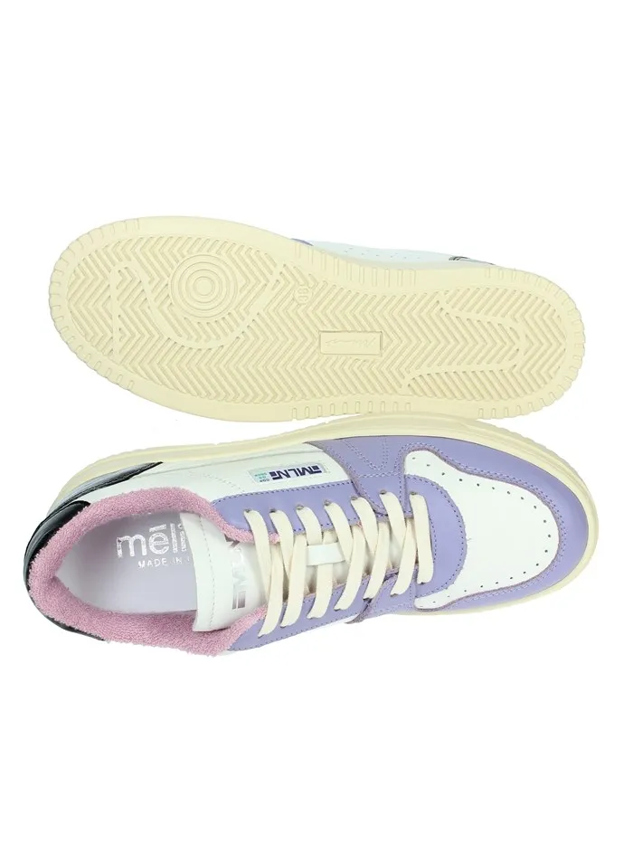 MELINE  SNEAKERS BASSA DB70 BIANCO/VIOLA