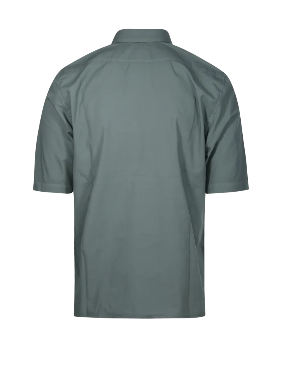 MEN CP COMPANY GREEN COTTON SHORT SLEEVED SHIRT