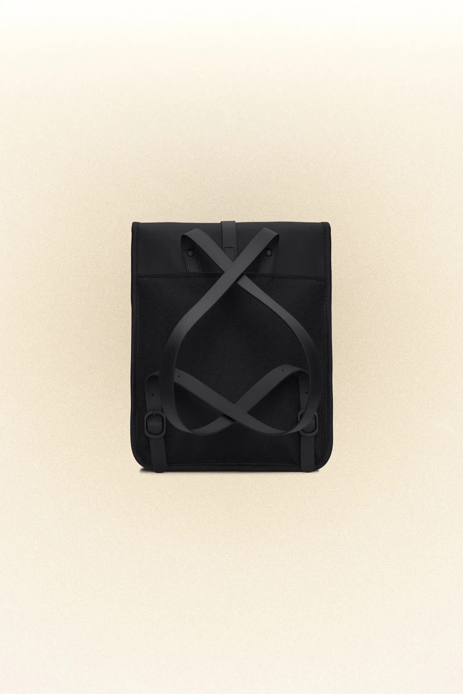Micro Backpack in Technical Fabric / Black