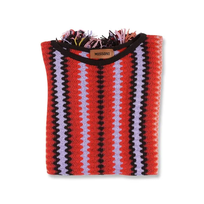 Missoni poncho multicolore   