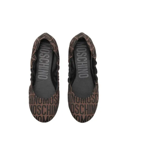 Moschino Ballerine con stampa logo 77417