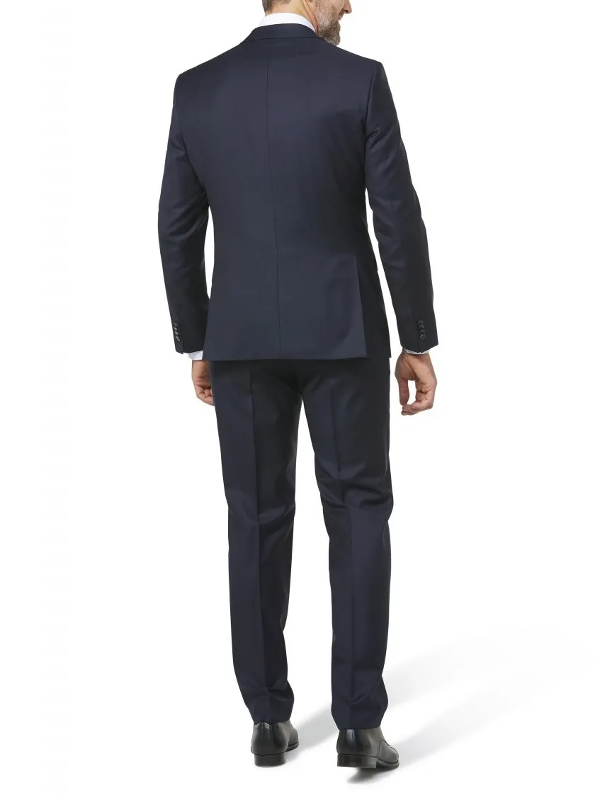 Navy blue dress with waistcoat digel drop four short fabric Reda 110 's