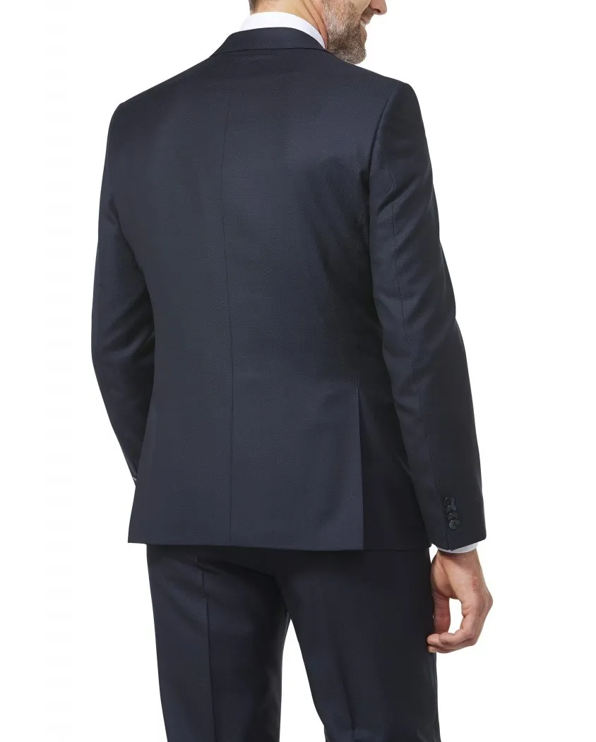 Navy blue dress with waistcoat digel drop four short fabric Reda 110 's