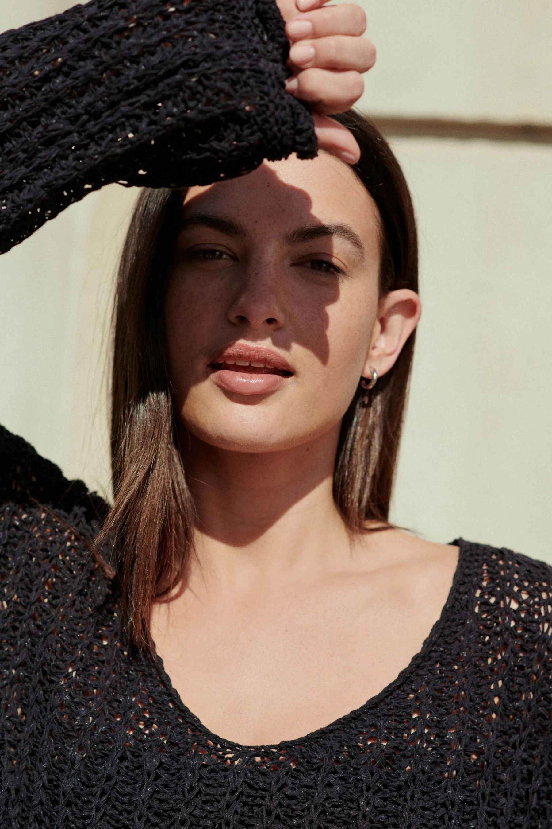 Open Stitch Knitted Top    