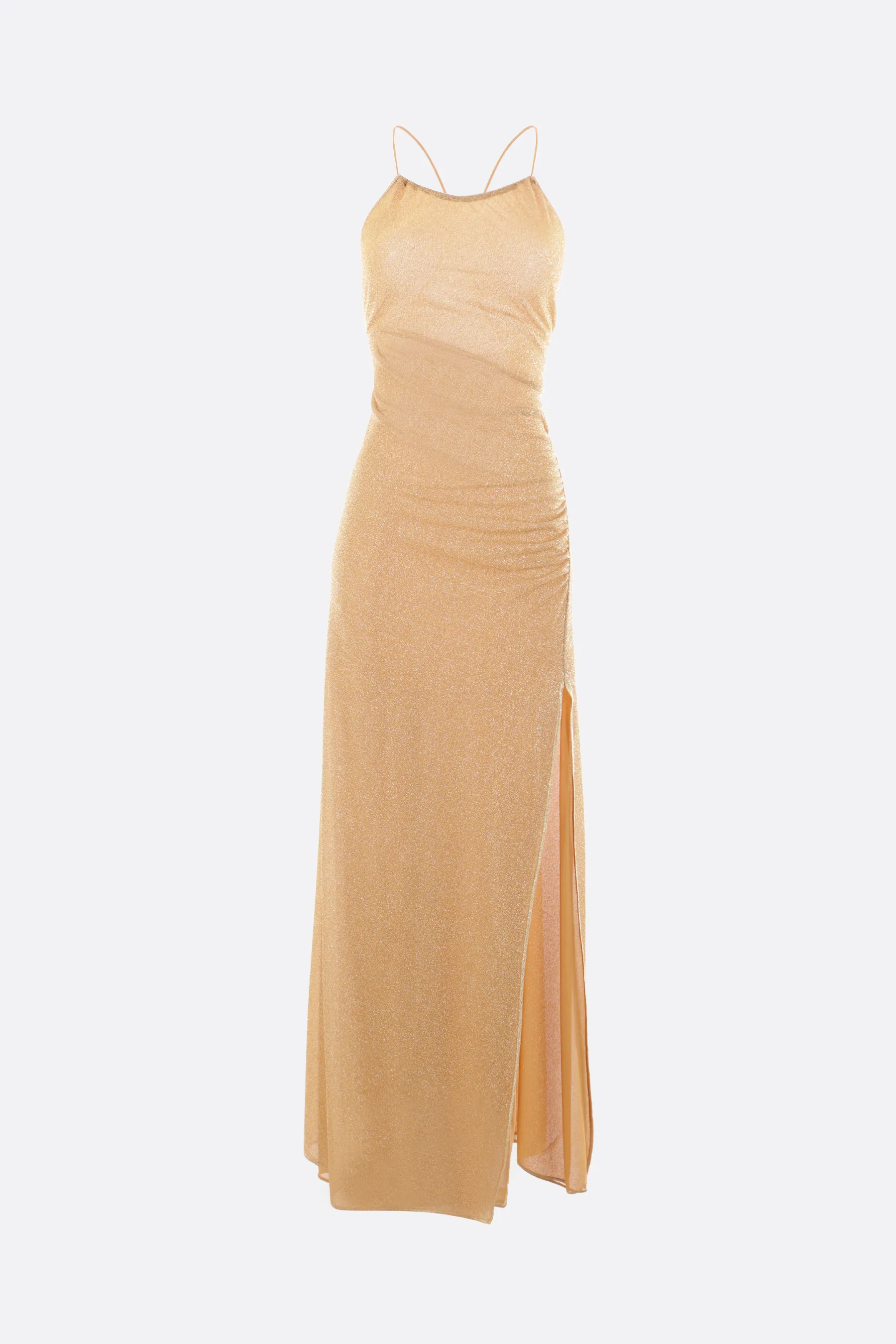 OSEREE abito lungo Lumière Lace in lurex