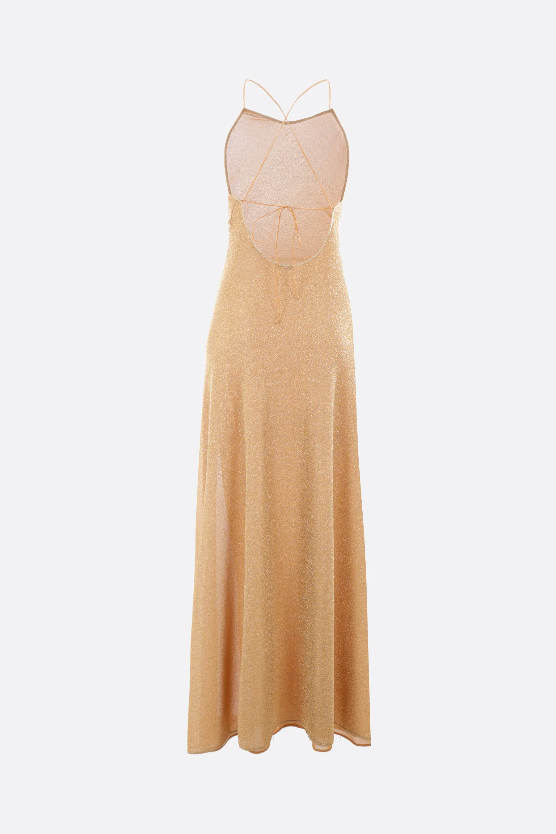 OSEREE abito lungo Lumière Lace in lurex