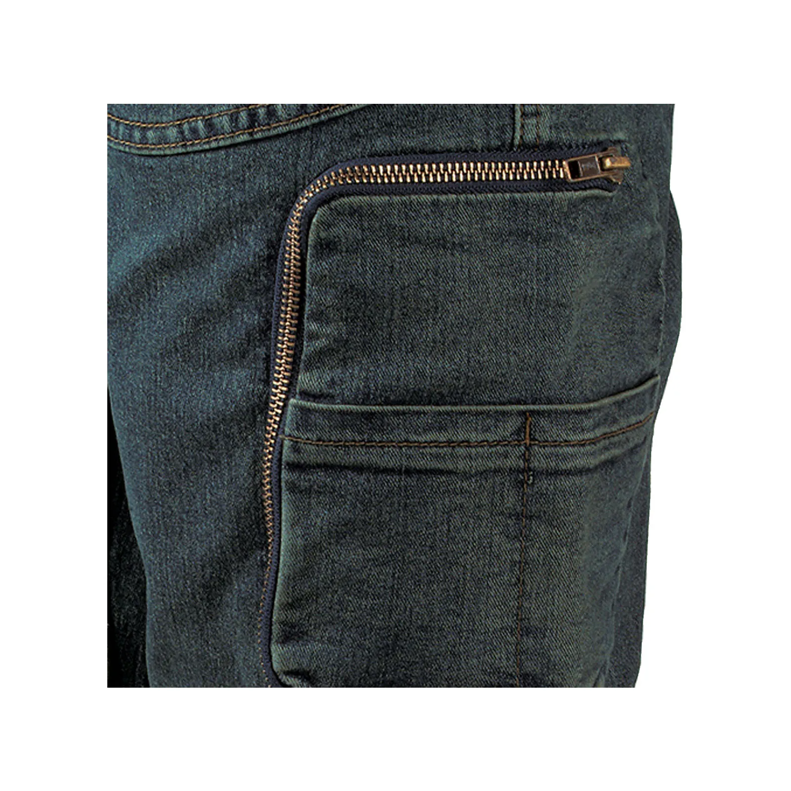 Pantalone Cargo JEANS da Lavoro COFRA Multitasche Tessuto Elasticizzato Chiusure Zip modello BARCELONA
