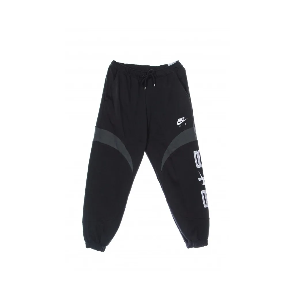 pantalone tuta leggero donna w air fleece mr jogger BLACK/DK SMOKE GREY/WHITE