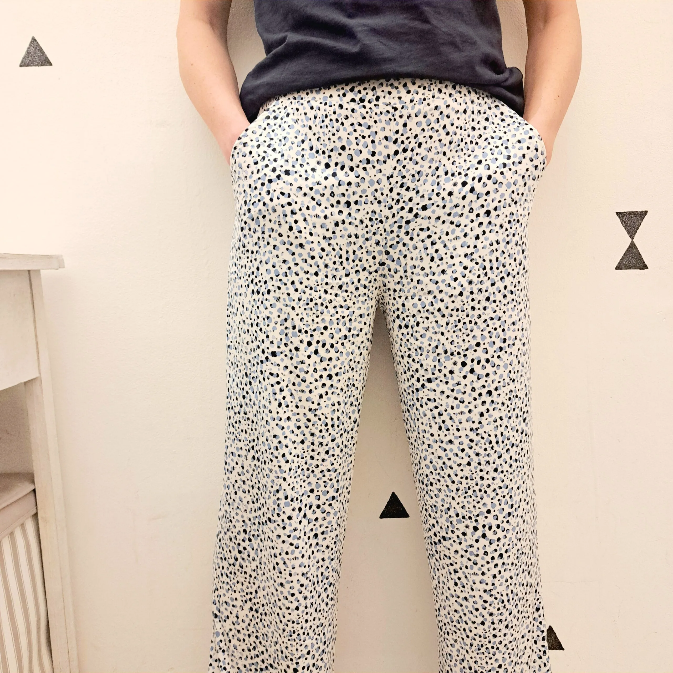 Pantaloni IHAYA Della Robbia Blue Ichi
