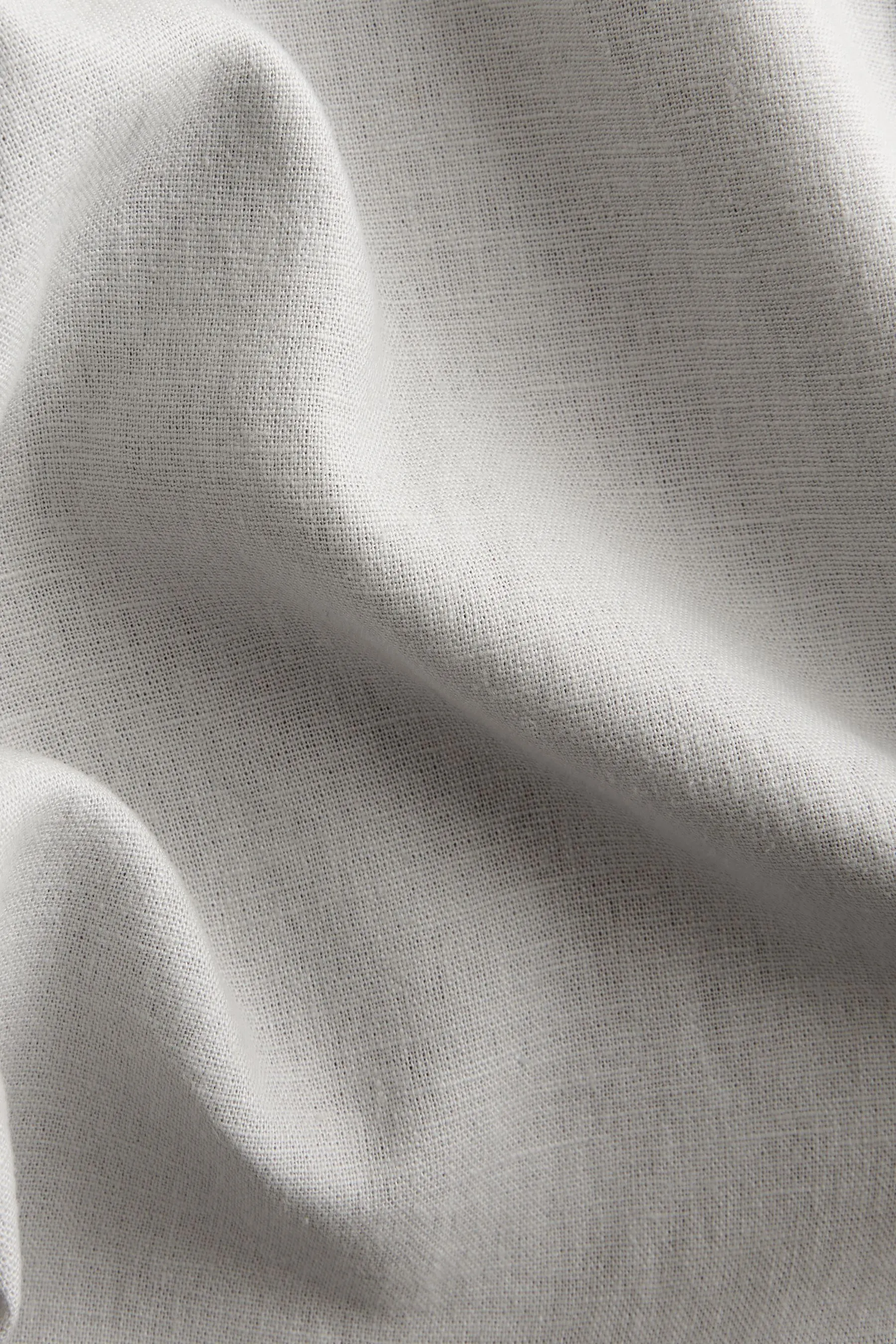 Pantaloni in viscosa e lino con coulisse    