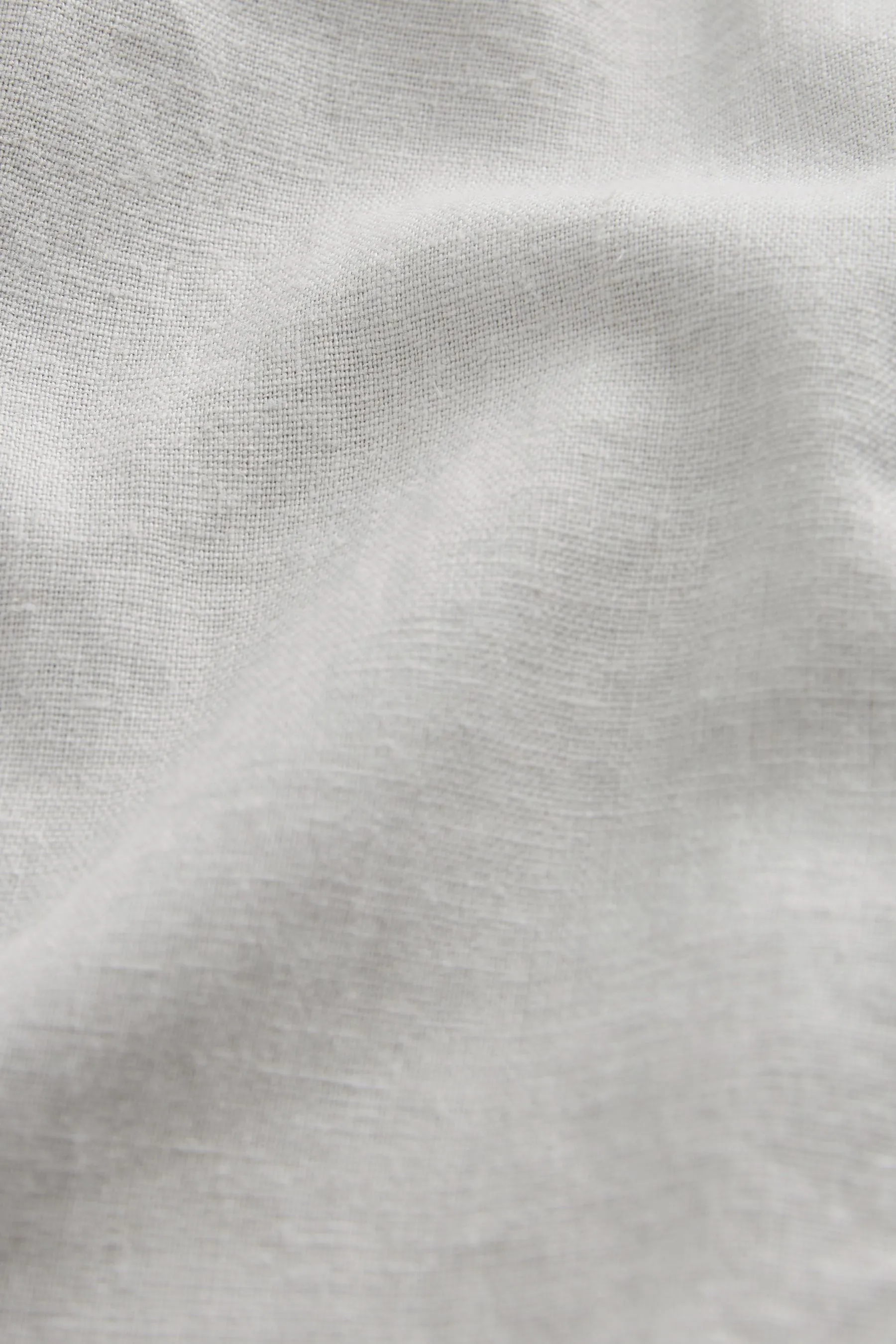 Pantaloni in viscosa e lino con coulisse    