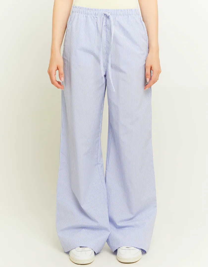 Pantaloni Stile Pigiama a Righe  