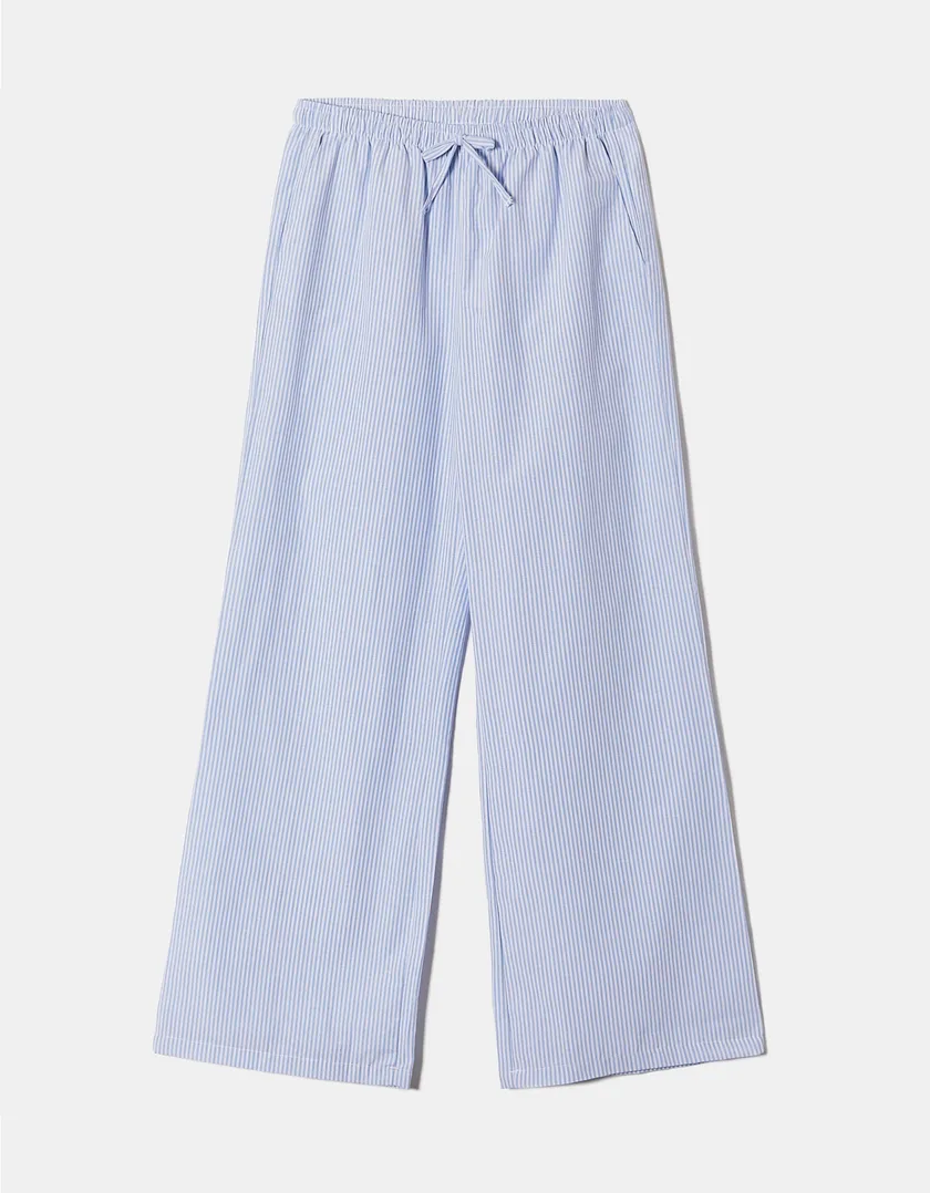 Pantaloni Stile Pigiama a Righe  