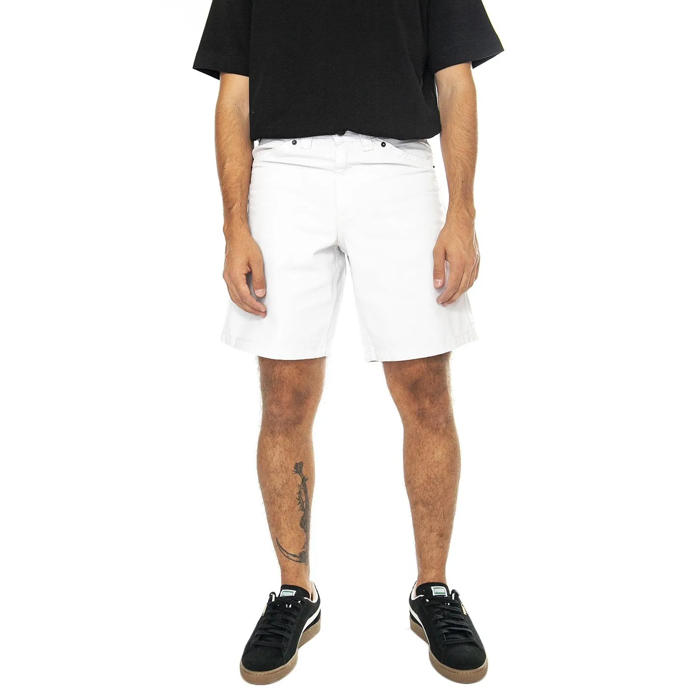 PENFIELD Workwear Carpenter Shorts Nimbus Cloud - Bermuda Uomo Grigi    