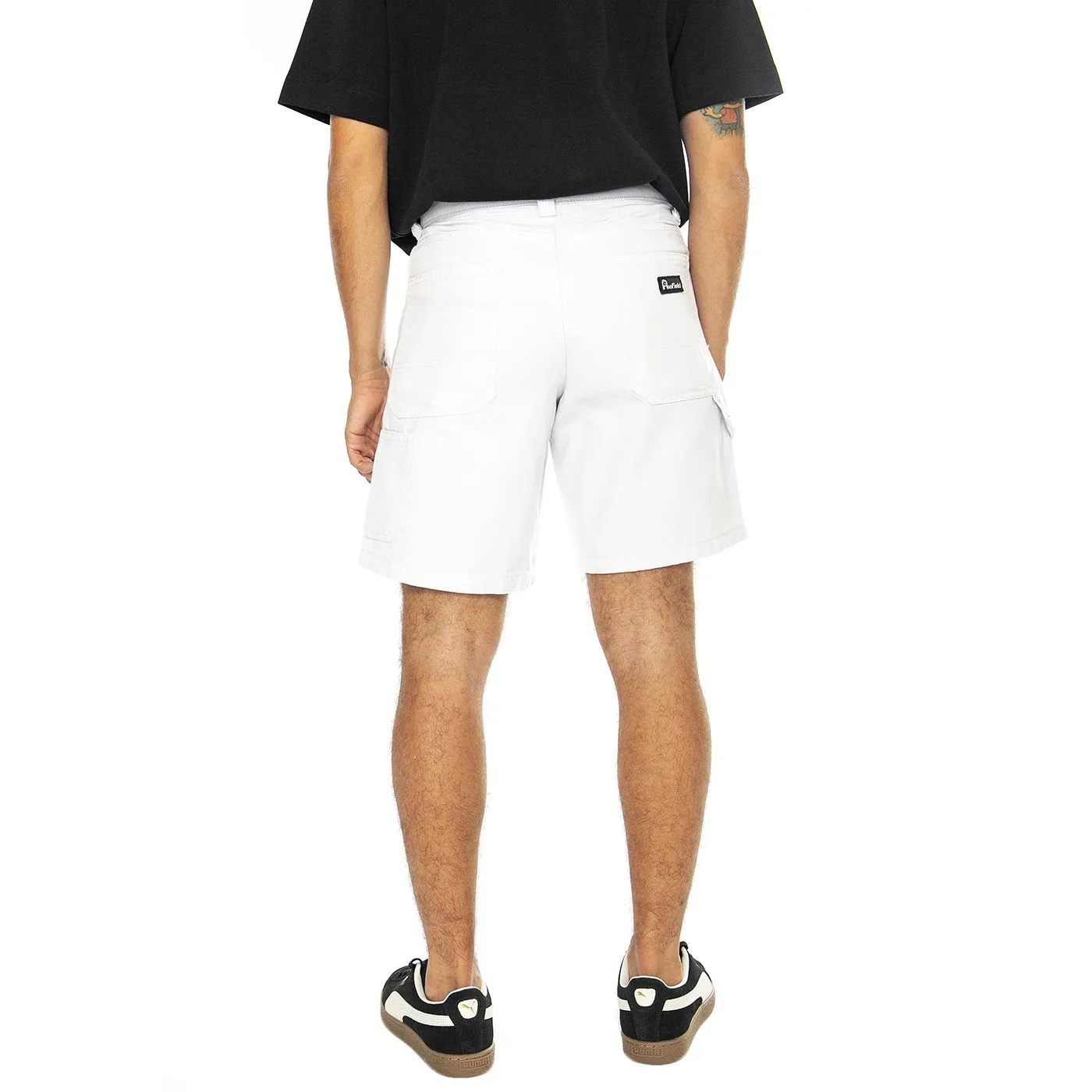 PENFIELD Workwear Carpenter Shorts Nimbus Cloud - Bermuda Uomo Grigi    