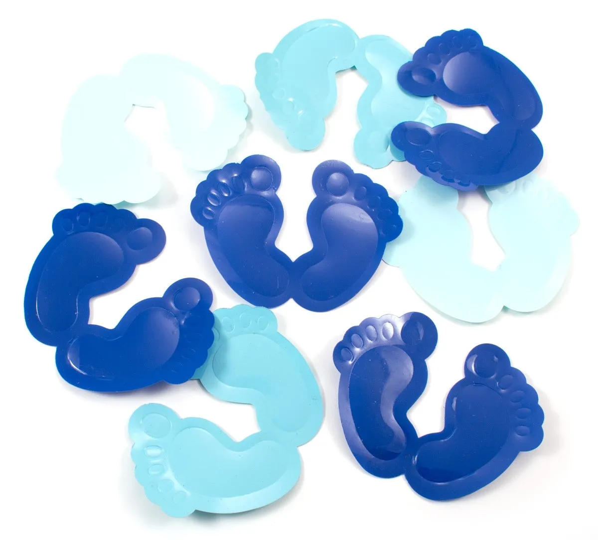 Piedini da decorazione blu