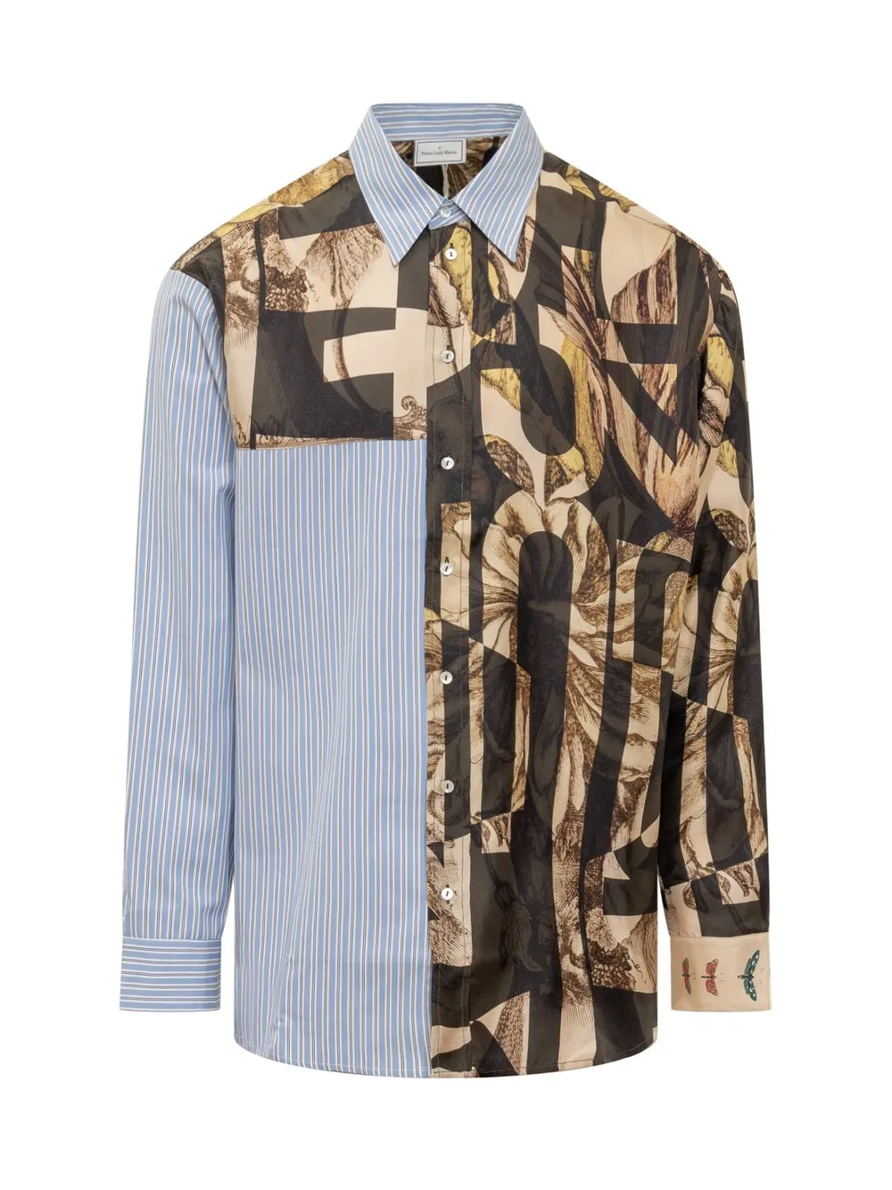 PIERRE LOUIS MASCIA Camicia in Cotone e Seta  