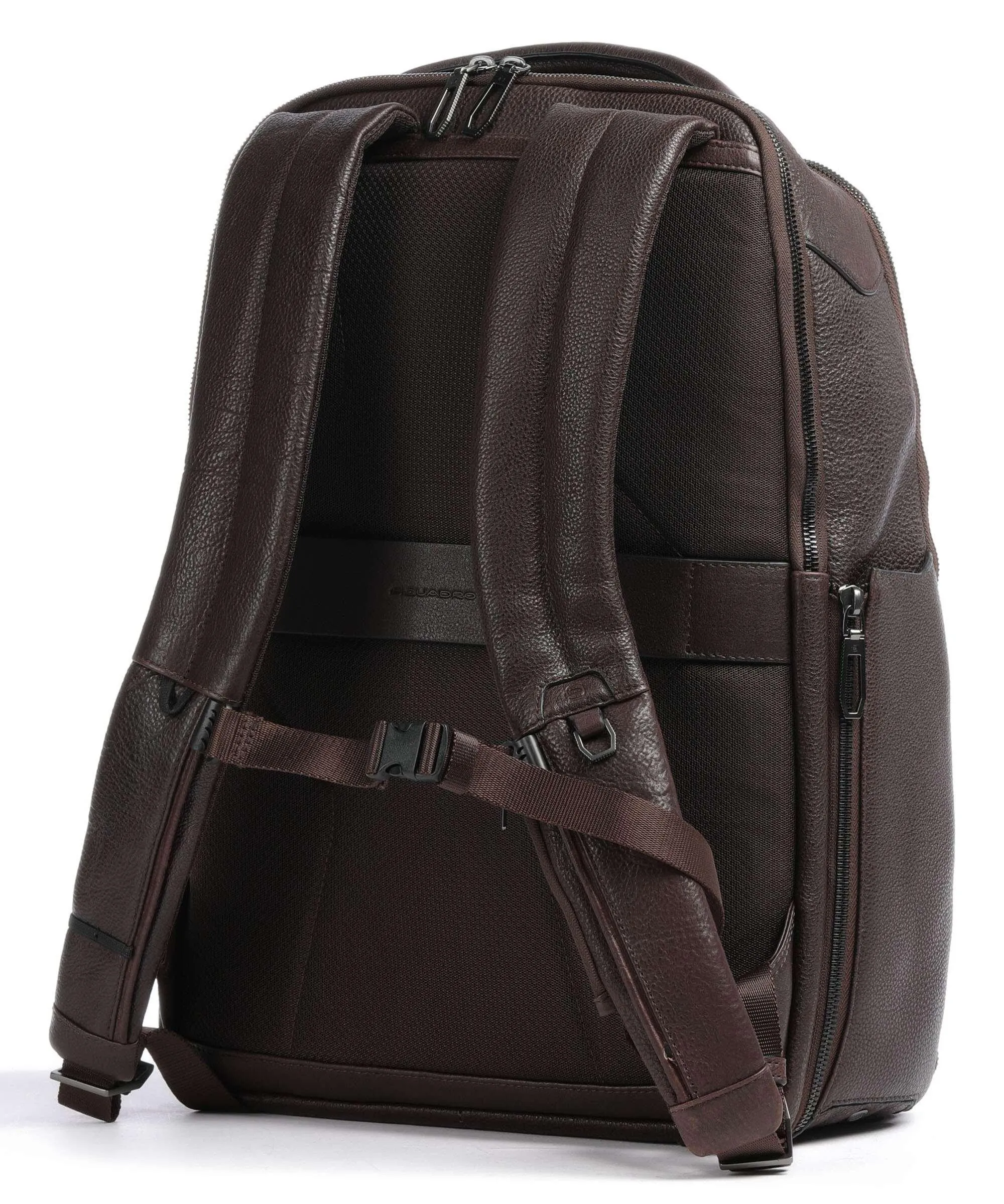  Piquadro Rhino RFID Zaino porta pc 15″ pelle di vacchetta grana marrone scuro  