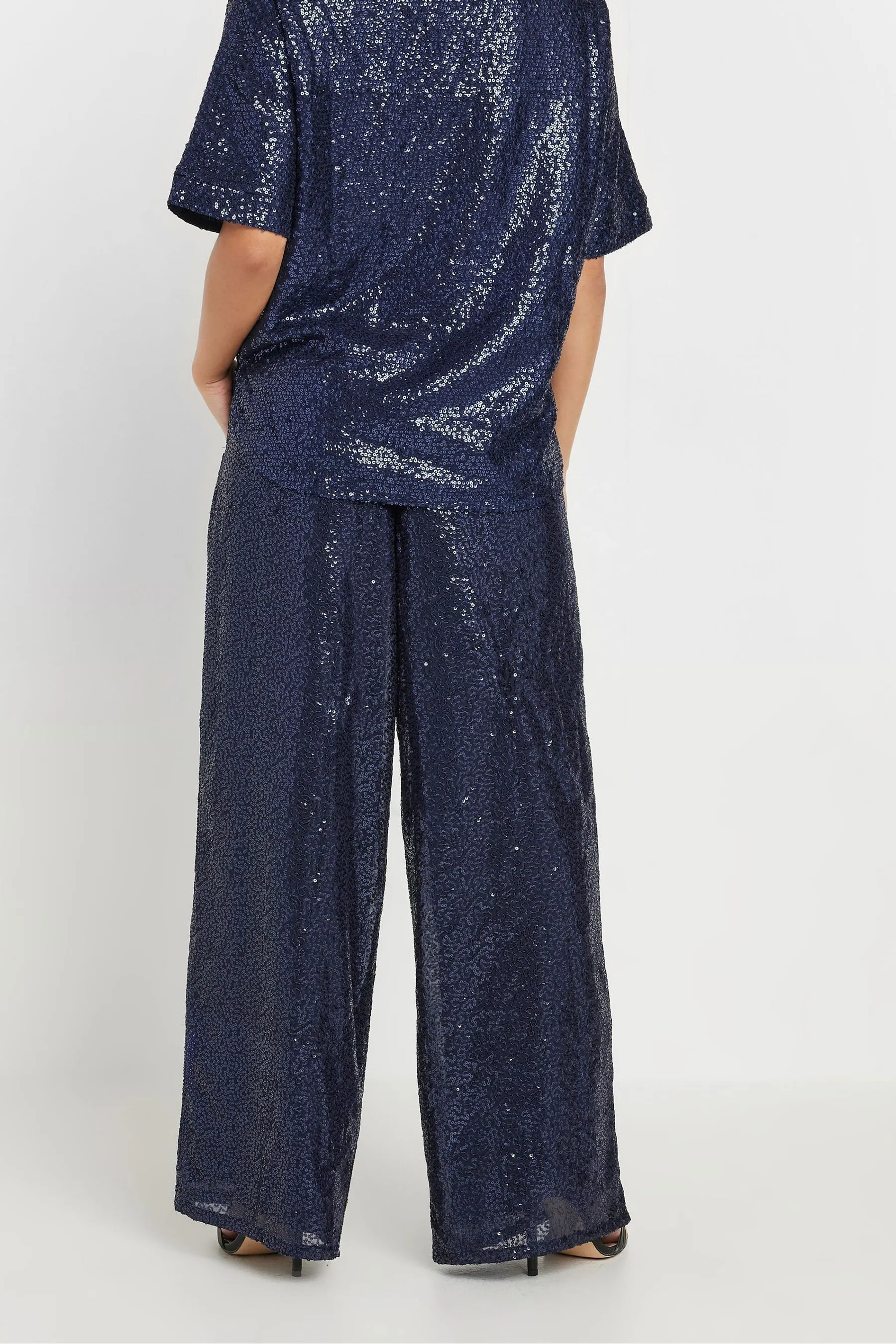 PixieGirl Petite Paillettes - Pantaloni a fondo ampio    