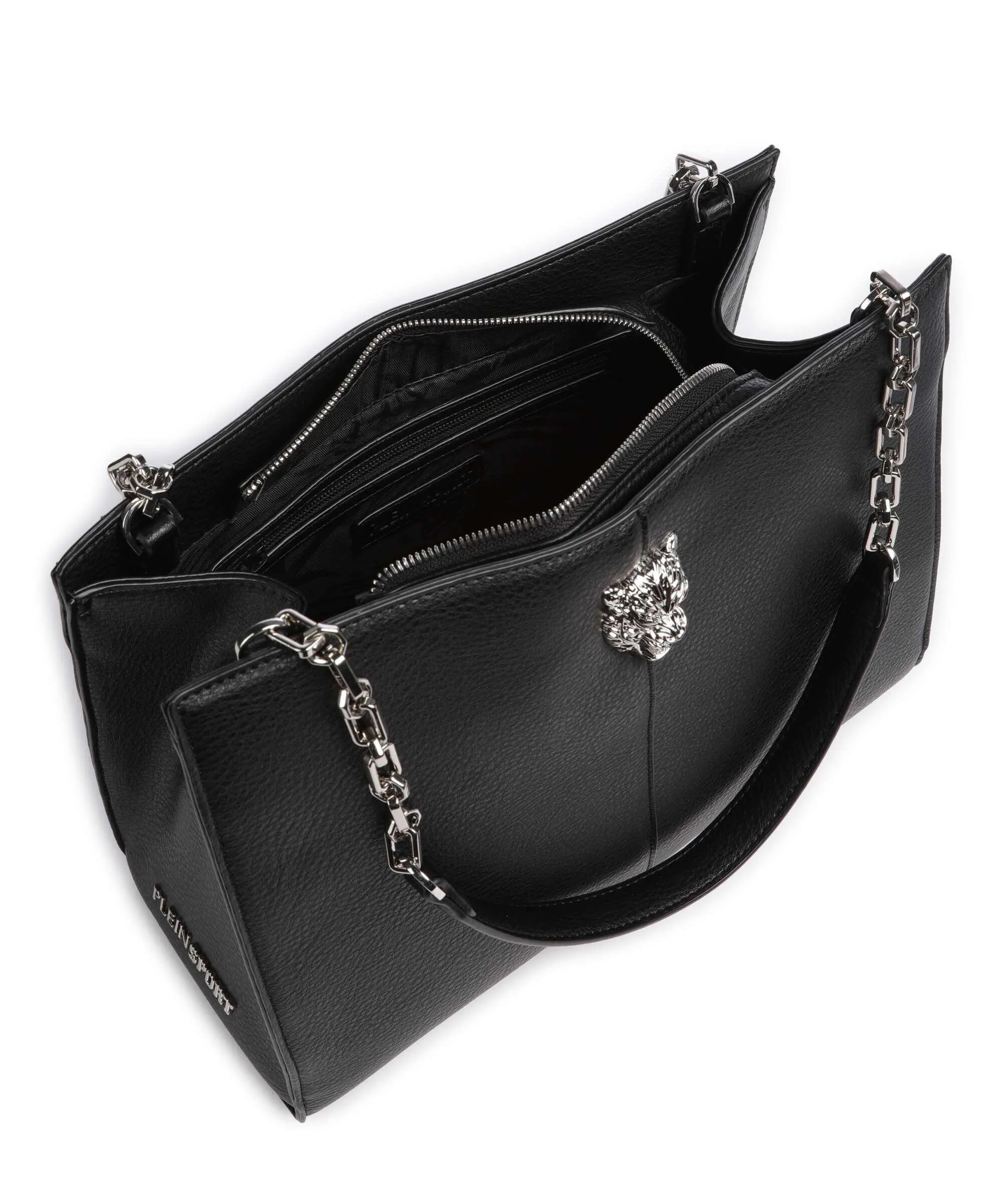  Plein Sport Zoe Borsa shopper pelle sintetica nero  