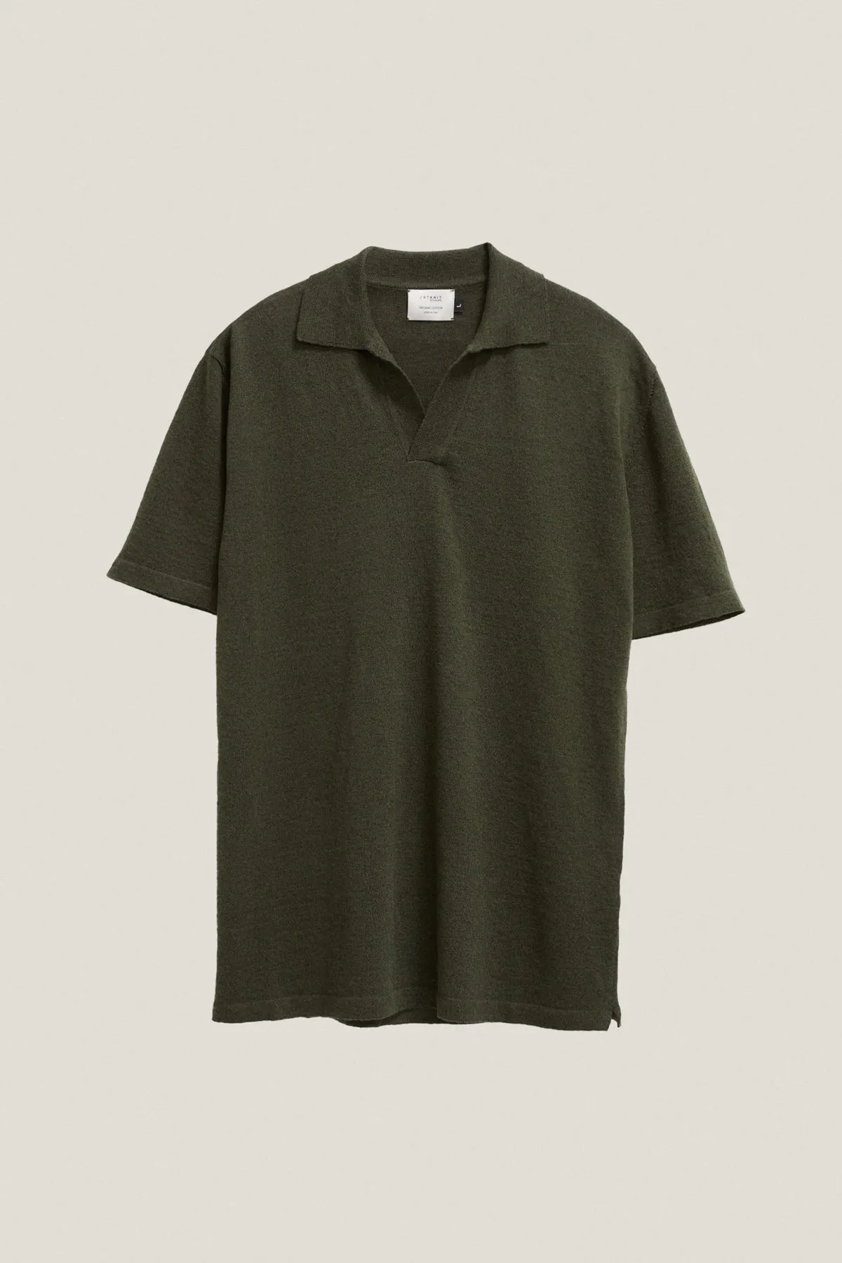 Polo a Manica Corta in Lino Cotone