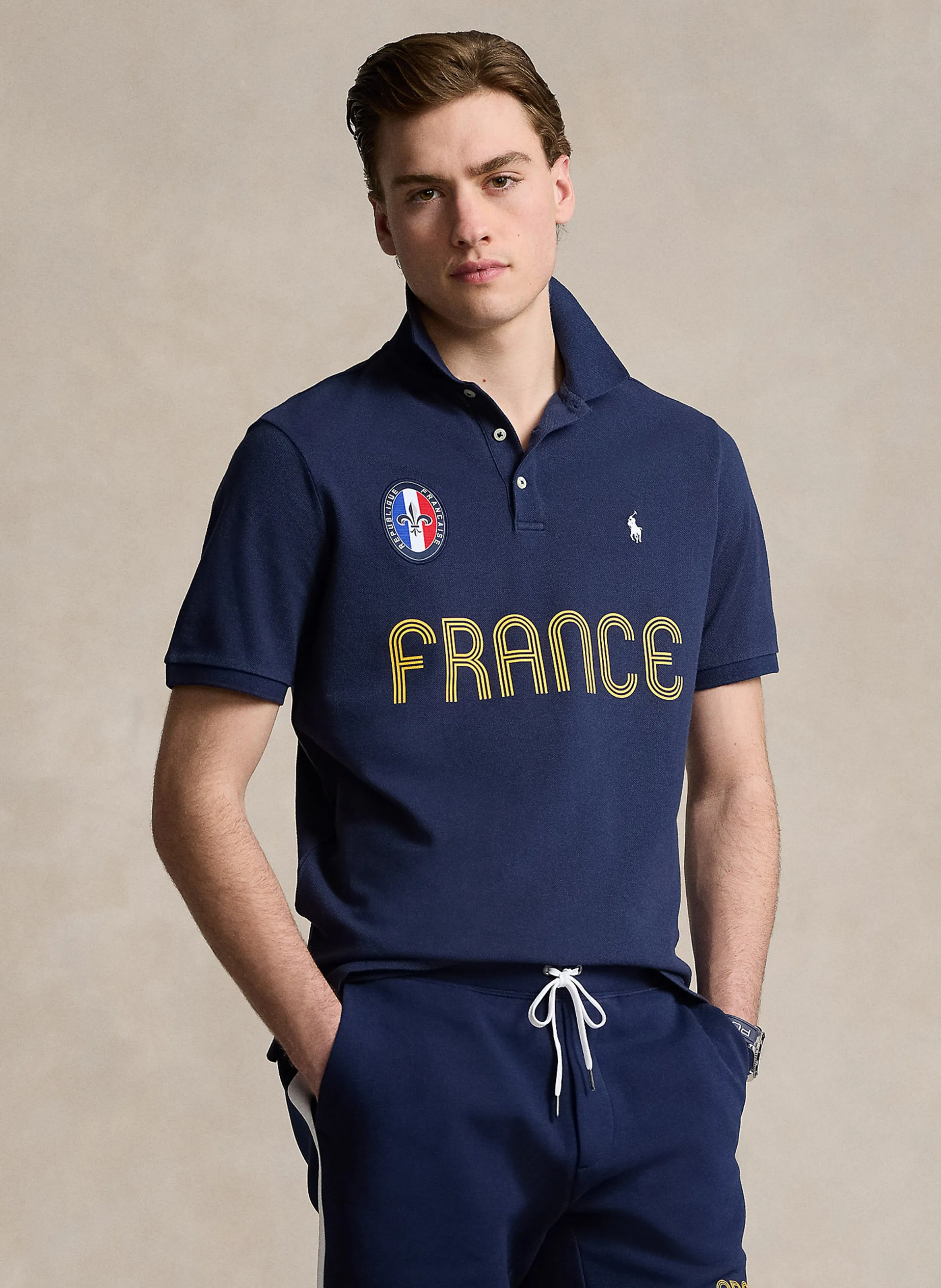  POLO RALPH LAUREN   Polo collo classico dritta in cotone | Blu