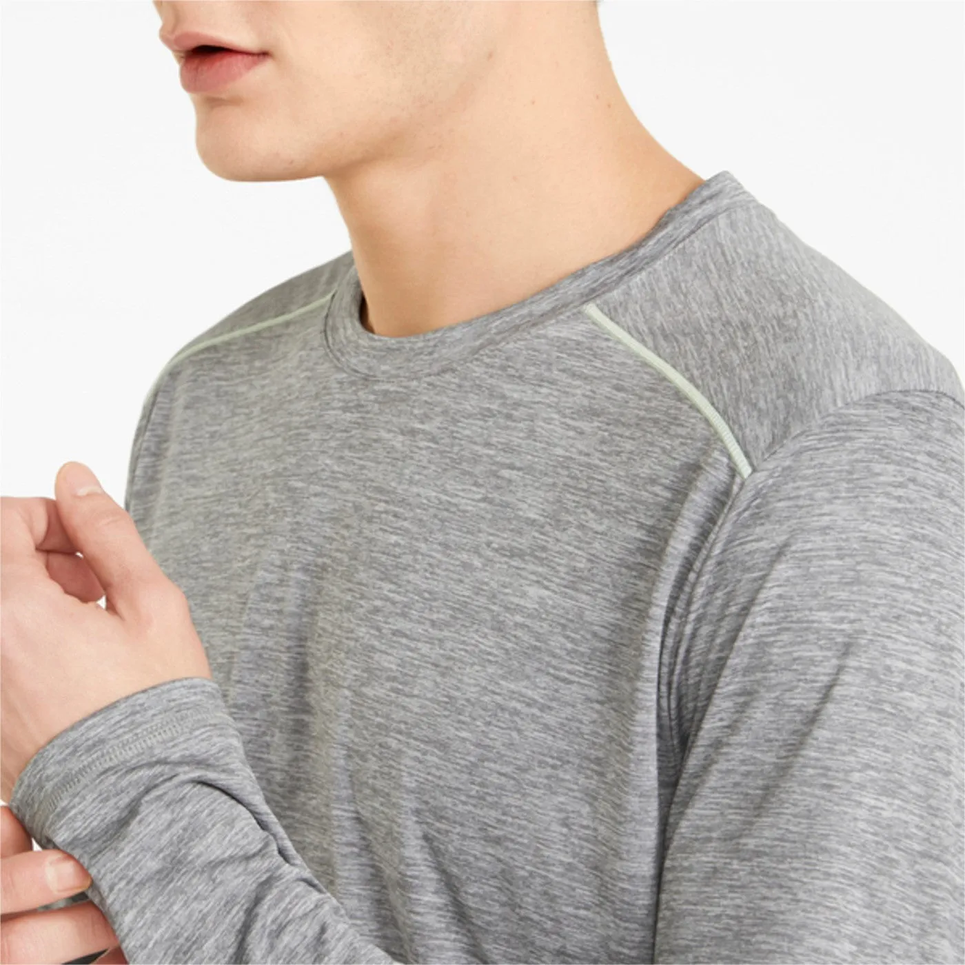 Puma T-shirt Run manica lunga 521403 03 medium gray heather