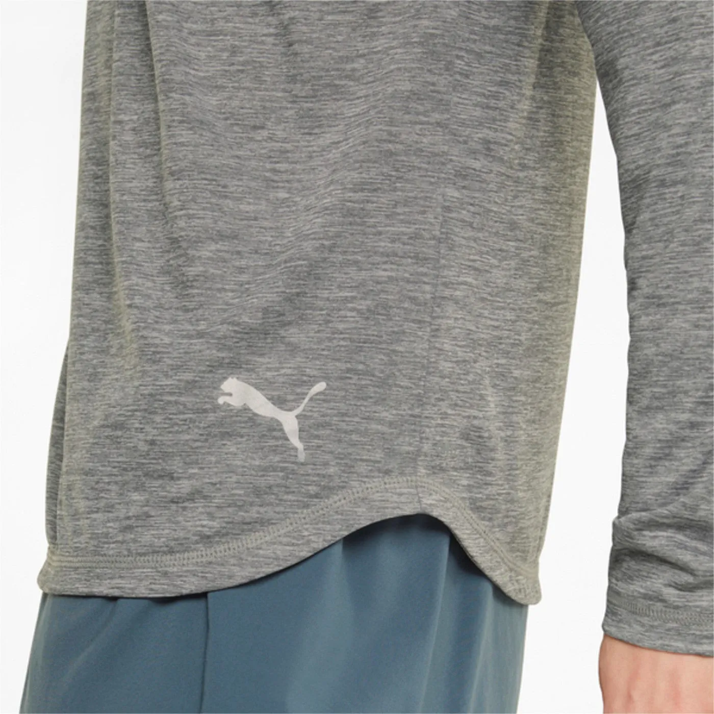 Puma T-shirt Run manica lunga 521403 03 medium gray heather