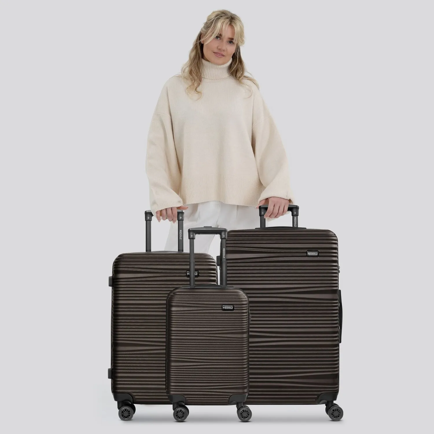 Redolz Essentials 16 3-SET 4 ruote Set di valigie 3 pezzi
