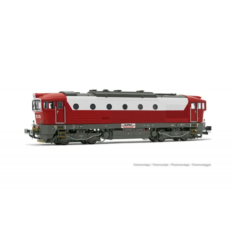 RIVAROSSI HR2929 LOCOMOTIVA DIESEL D753 703, MERCITALIA SHUNTING & TERMINAL, LIVREA ROSSO/GRIGIO/BIANCO, EP. V
