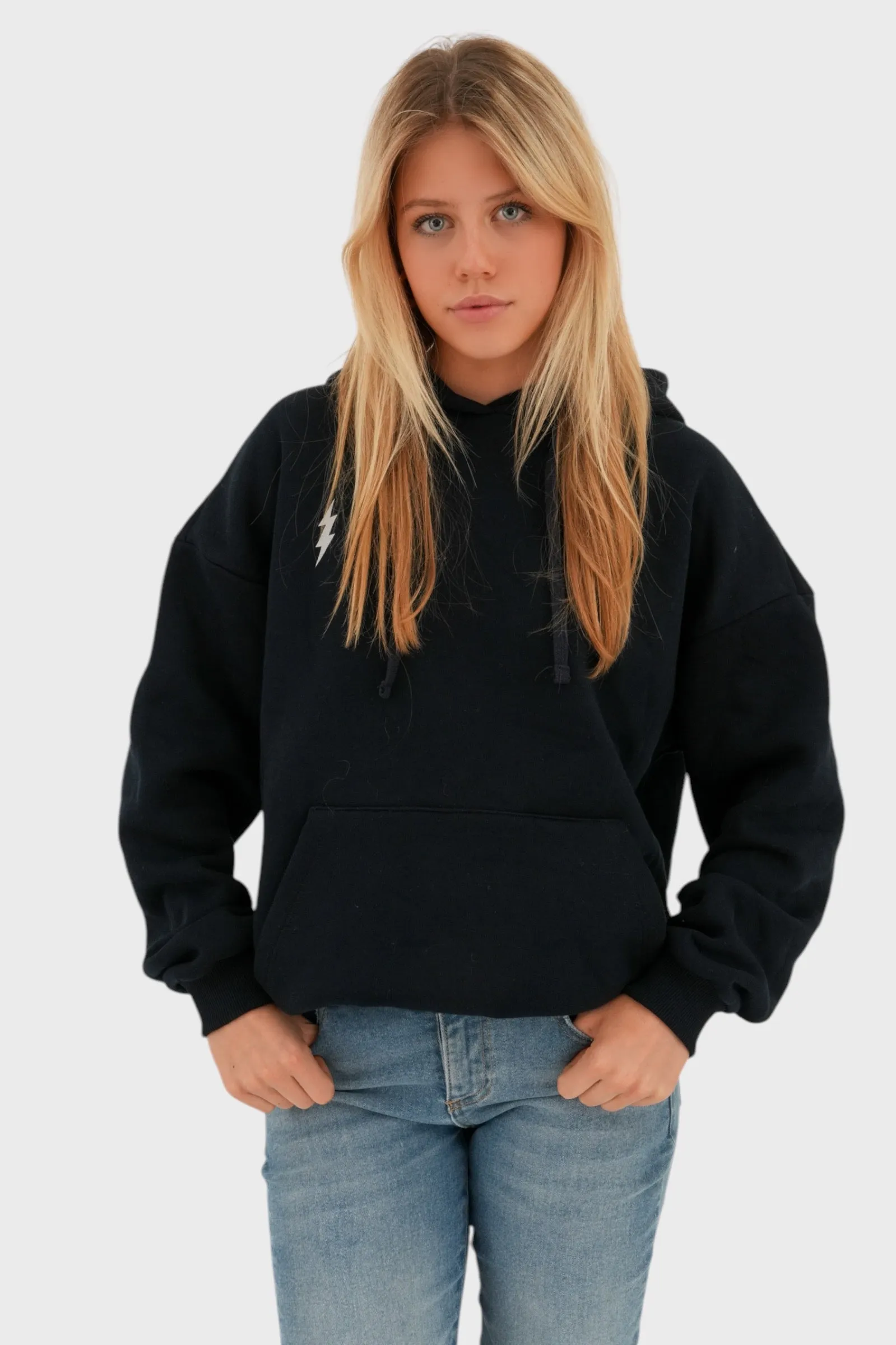 Rock hoodie navy