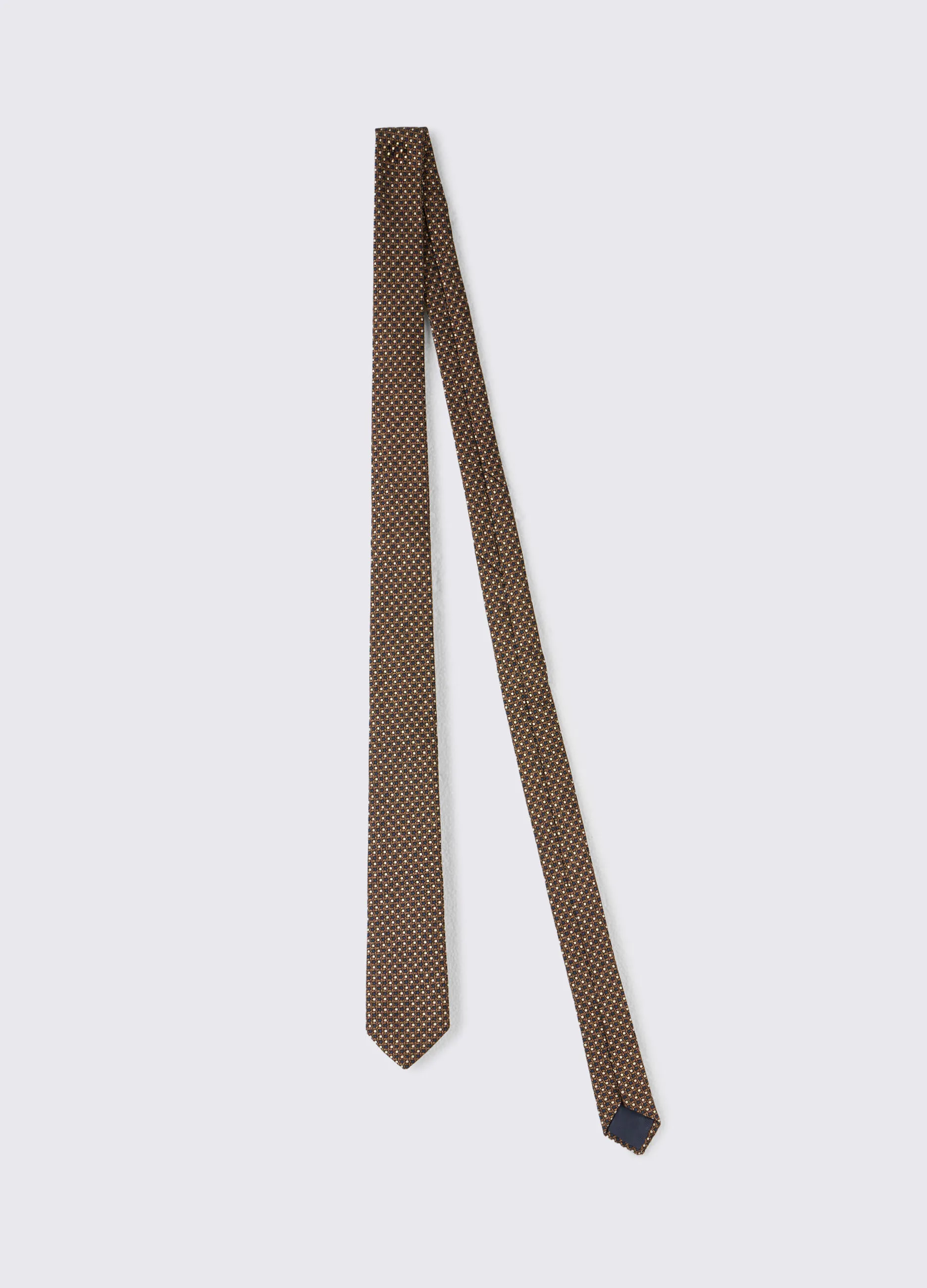 RUMFORD  Cravatta slim a pois uomo