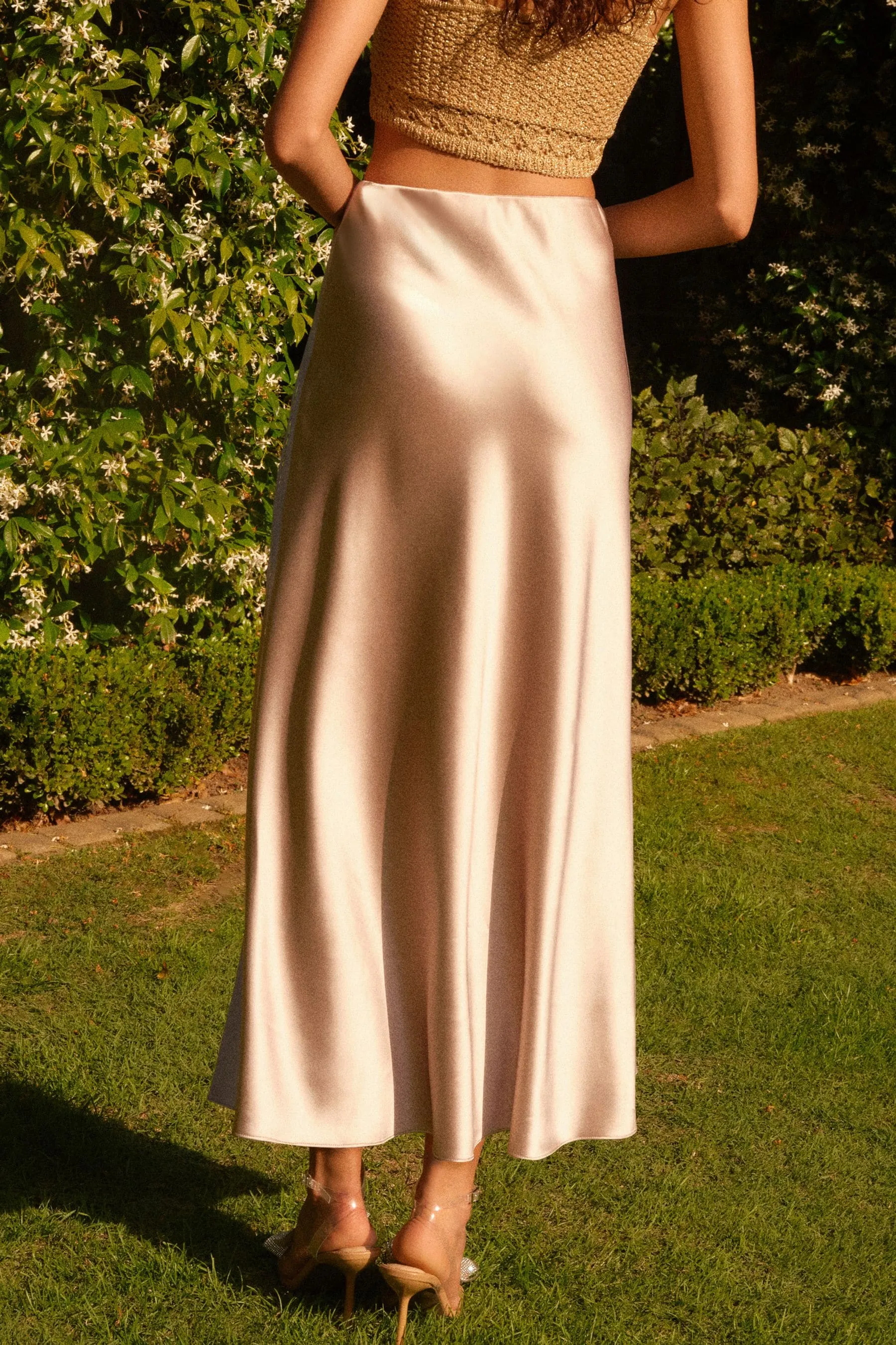 Sartoriale Satin - Gonna midi