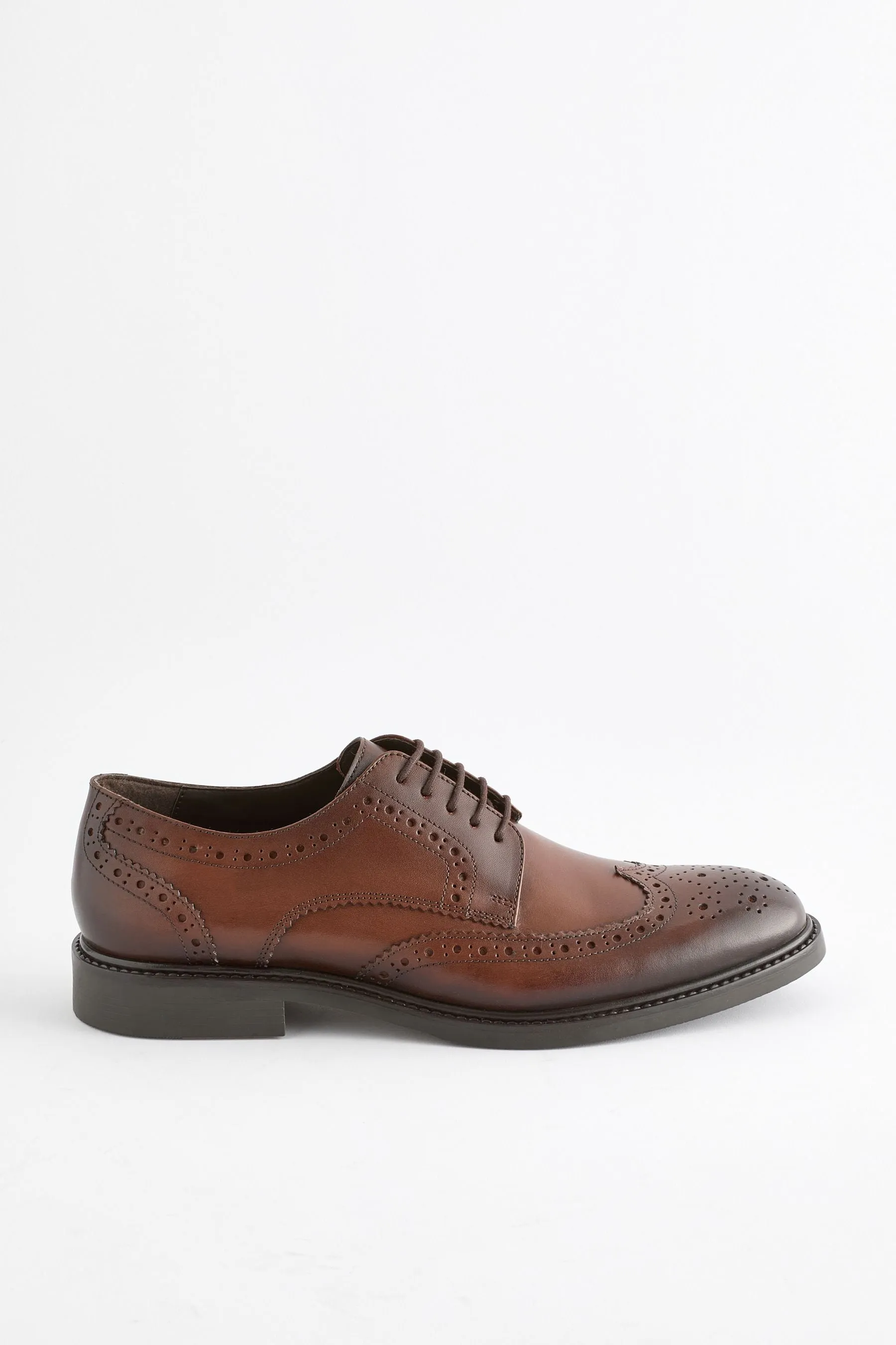 Scarpe brogue Derby in pelle    