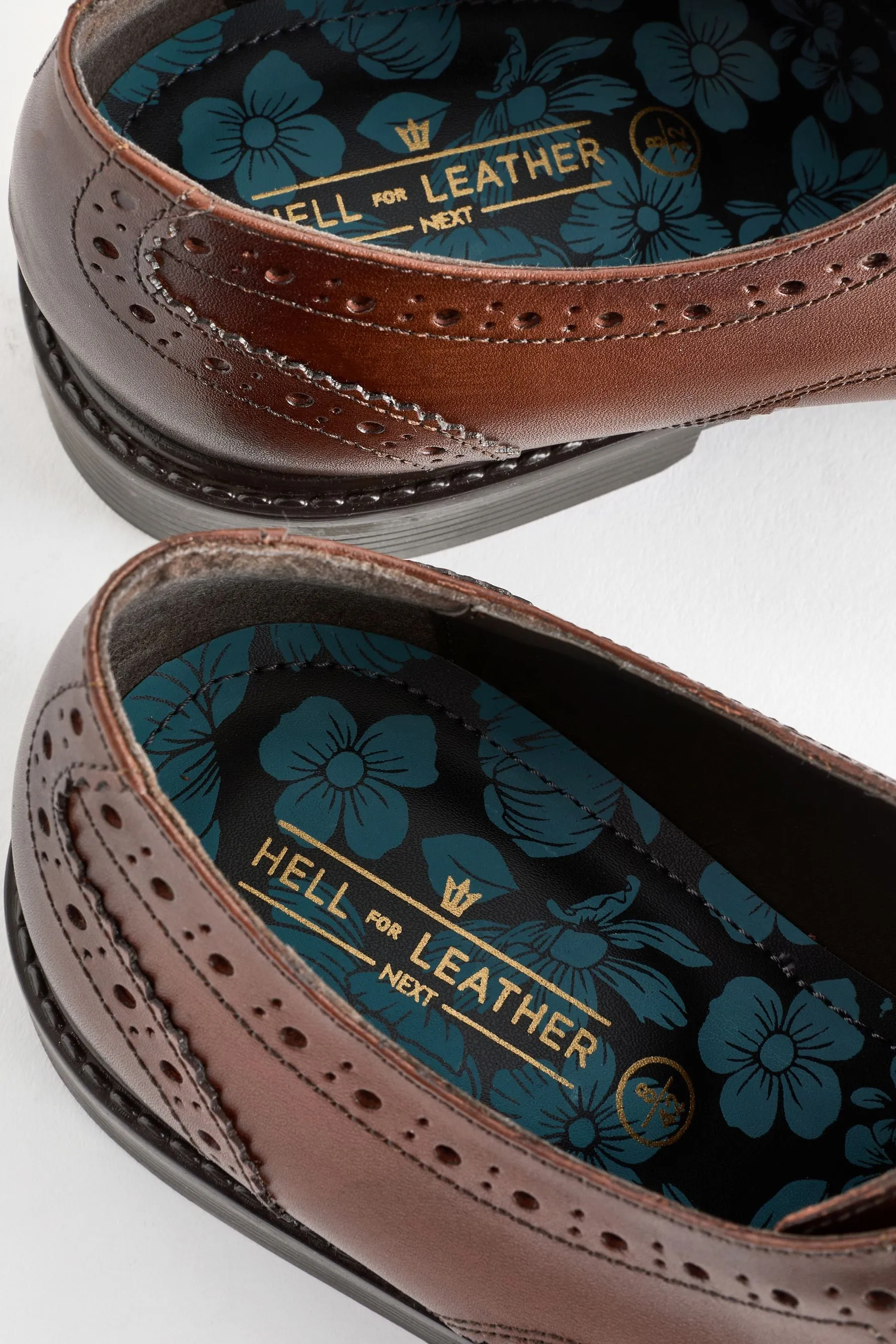 Scarpe brogue Derby in pelle    