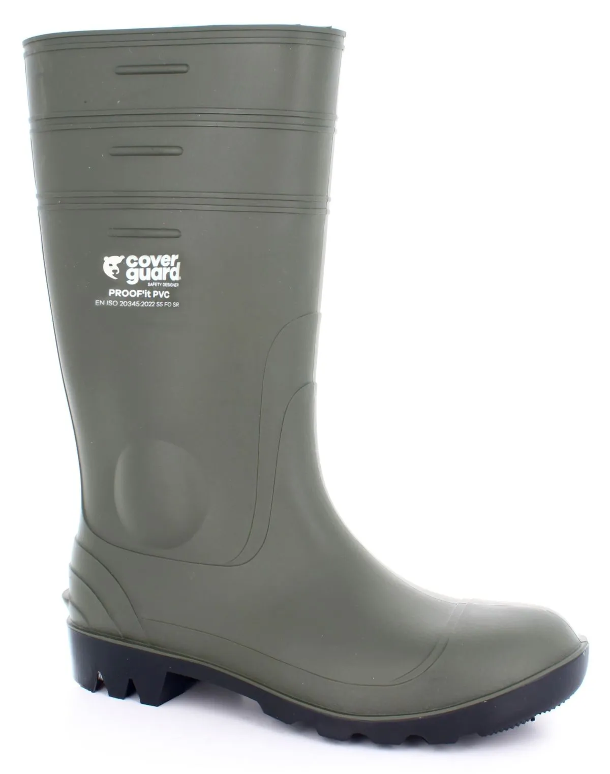 Scarponcino antinfortunistico Coverguard da  Unisex tg. 36, col. Verde/nero
