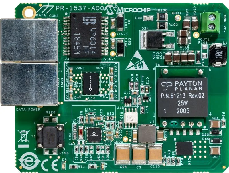 Scheda di sviluppo Modulo di alimentazione per PD70201 IEEE802.3at/bt Type 2 PD EVB PD70201, w/isolated low-profile