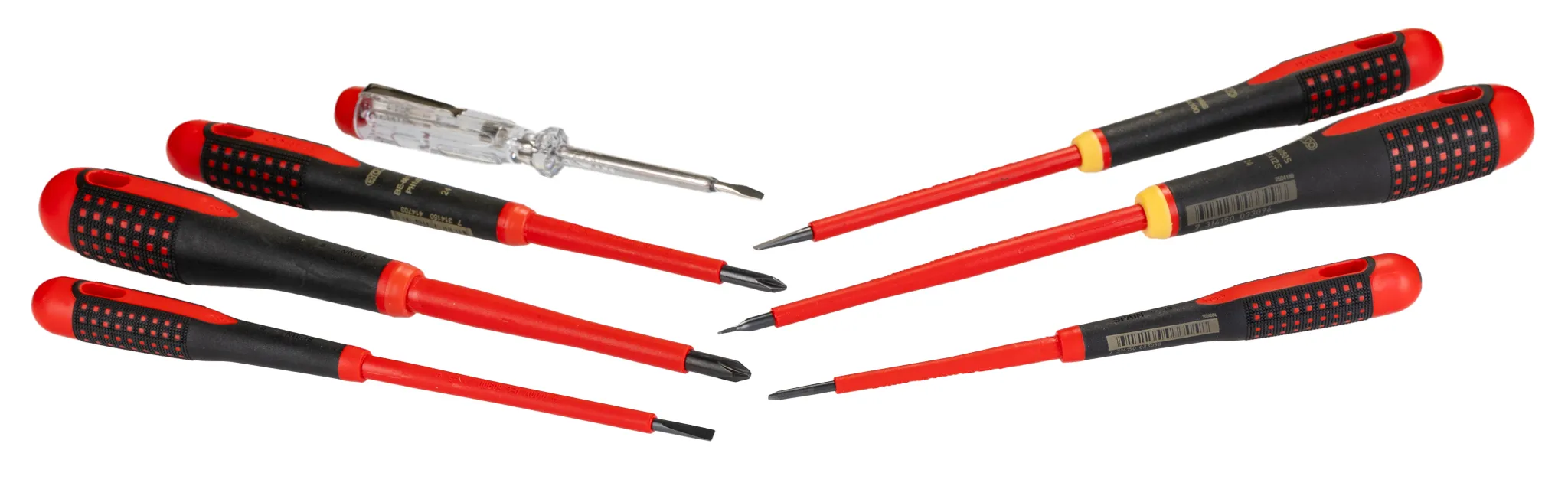 Set di cacciaviti Bahco, 7 pezzi Phillips, a taglio