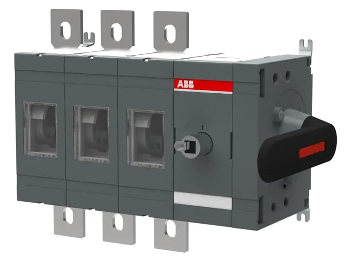 Sezionatore con interruttore ABB 1SCA022870R4670 OT630ES30K serie OT, 3P, NO, 630A, montaggio su superficie