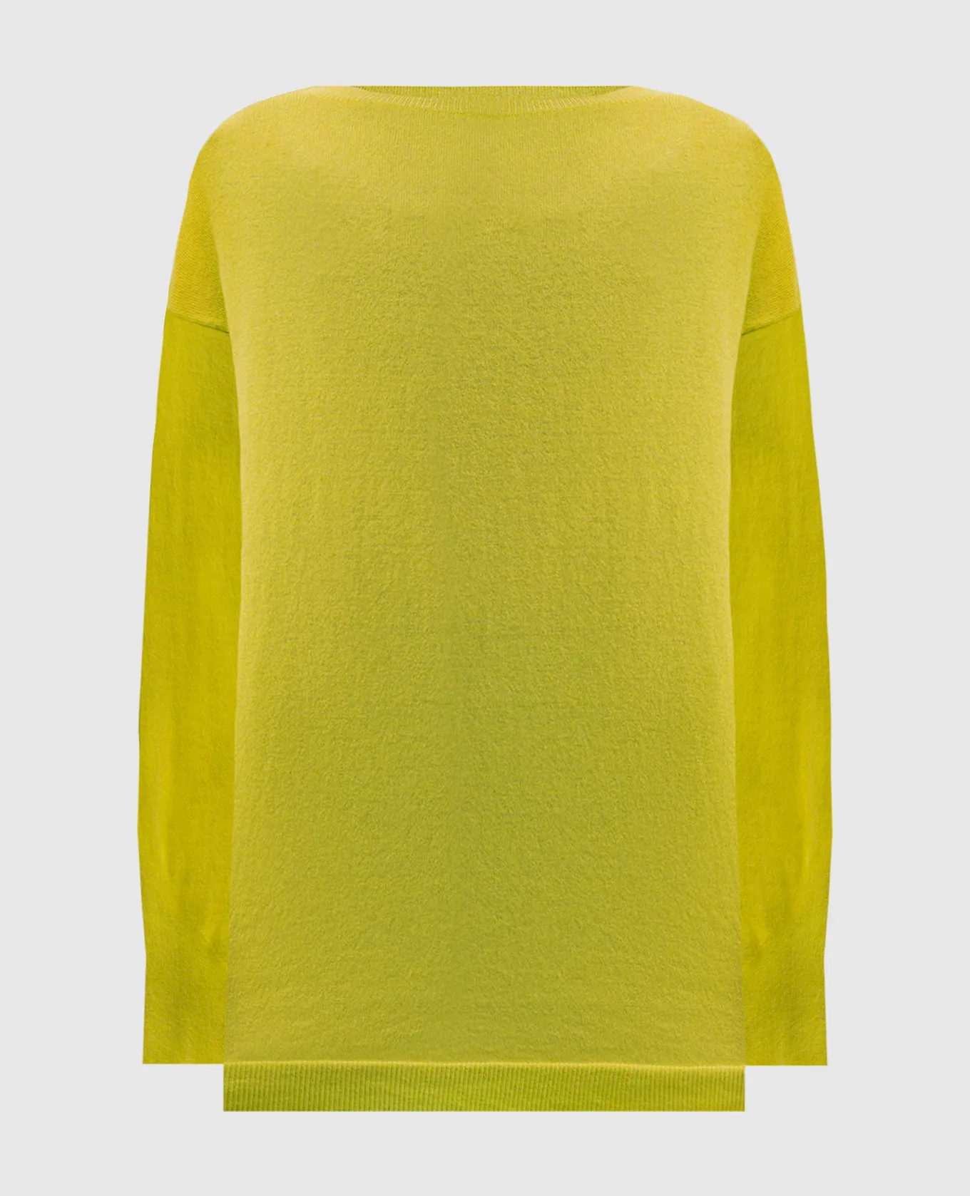 Solotre Maglione giallo realizzato in lana M3S0082S