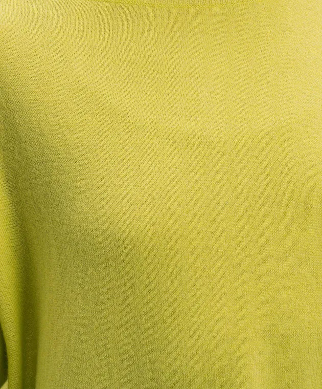 Solotre Maglione giallo realizzato in lana M3S0082S