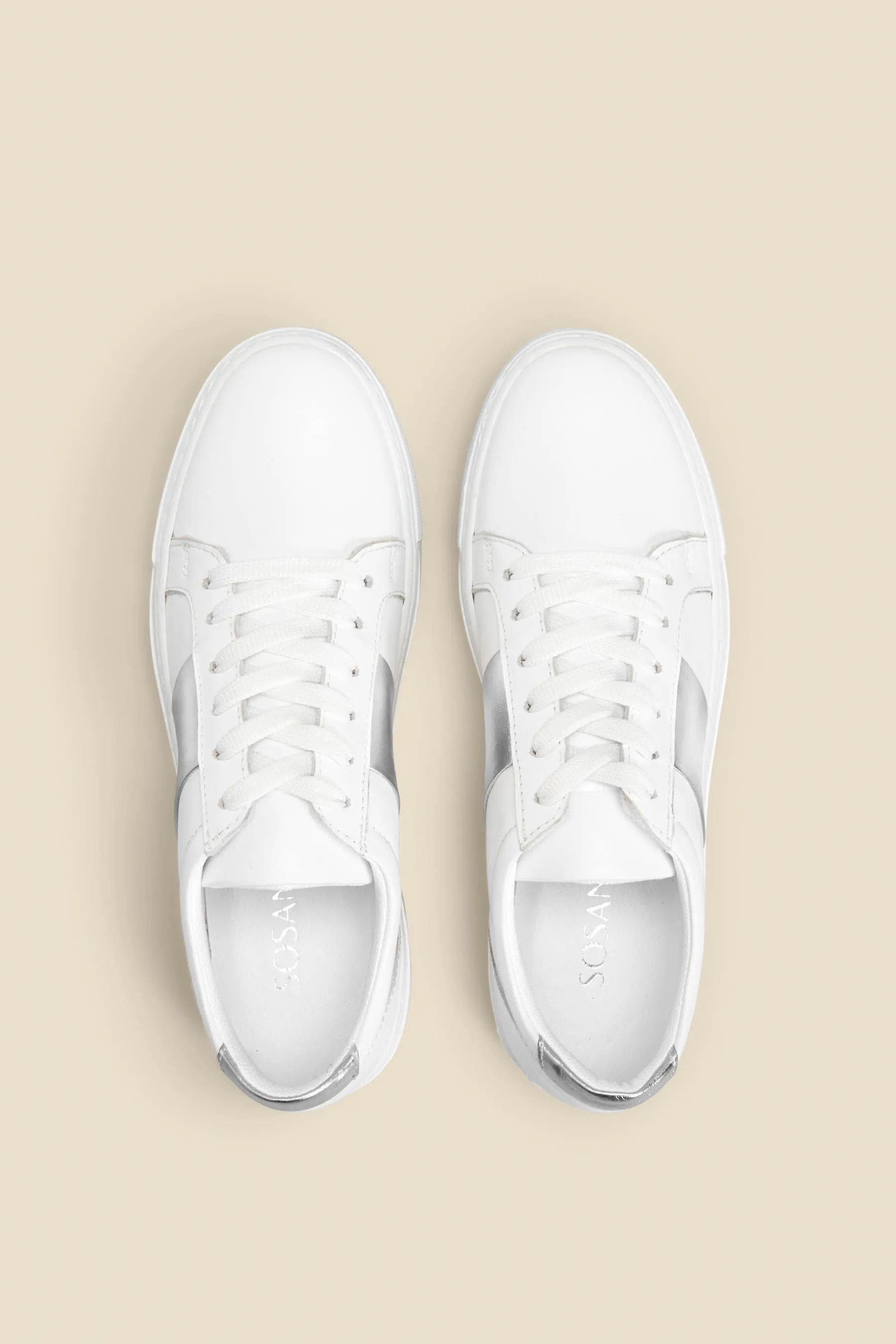 Sosandar - Scarpe da ginnastica basic A righe laterali