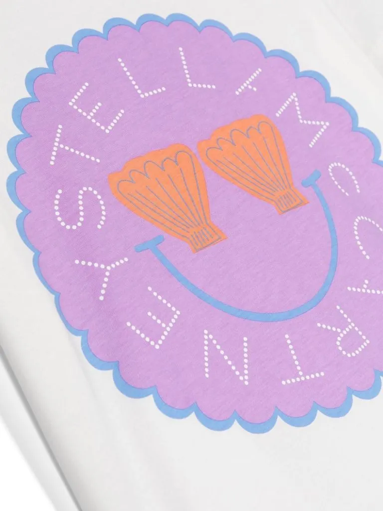 stella mccartney T-shirt stampa viso