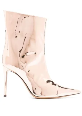 Stivaletti al ginocchio Alex 100mm in rosa - donna